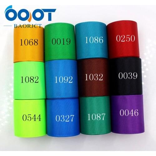 OOOT BAORJCT 181018-L50mm-8,50mm 10yards Solid Color Ribbons Thermal transfer Printed grosgrain,DIY Clothing handmade materials