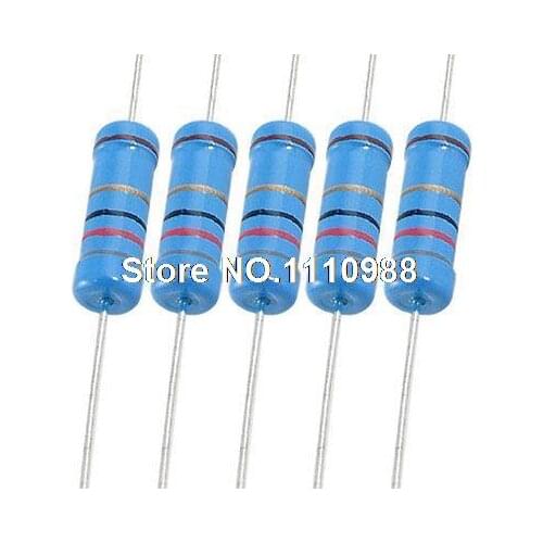 100pcs 3W 82 Ohm Axial Metal Film Resistor 3 Watt 1