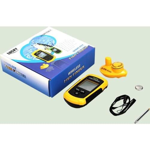 Portable Fish Finder Sonar Alarm Sensor Transducer Fishfinder