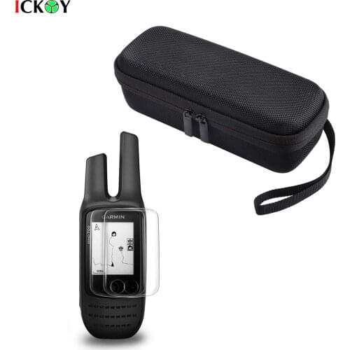 Portable Carrying Protect Pouch Case Bag + LCD Screen Protector Shield Film for Handheld GPS Garmin Rino 700 Accessories