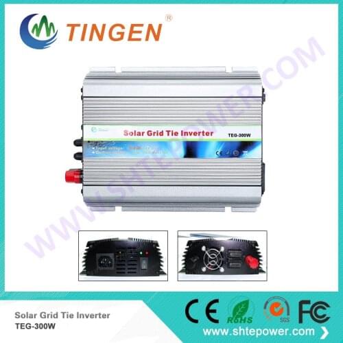 Dc to ac pv inverter 300w micro grid tie solar inverter 10.8-28v to 230v, 240v