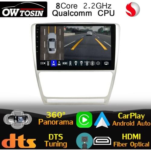 Qualcomm CPU Android For Skoda Octavia 2007-2014 Car Multimedia Player 4G LTE WiFi DTS HIFI DSP Head Unit GPS Radio Stereo Auto