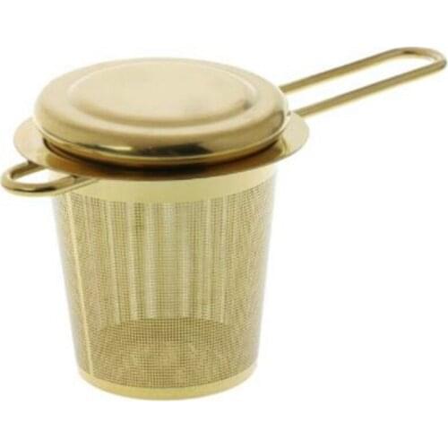 Mesh Tea Infuser Stainless Steel Strainer Loose Leaf Teapot Spice Filter with Lid Cups Kitchen Accessories Reusable