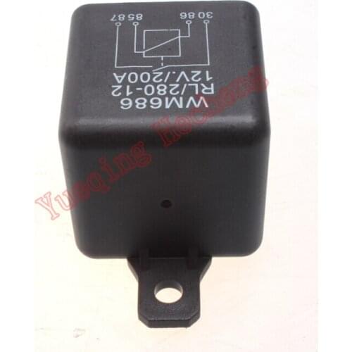 Heavy Duty 12V DC Relay 200A Automotive Switch 2 pin Split Charge Relay