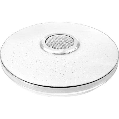 LED RGB Ceiling Lights For Living Room Music Ceiling Lamp With Bluetooth Speaker Dimmable Bedroom Indoor Ceiling Lighting