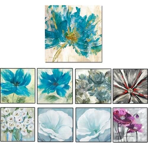 Texture Thick Knife Painting Abstract Flower Oil Painting On Canvas Handmade Wall Art Paintings Canvas Art For Home Decoration