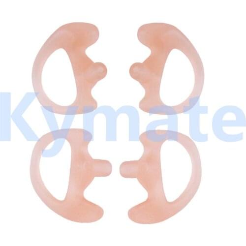2pcs medium Silicone Earmold Earbud for all Two-Way Walkie Talkie Radio Air Acoustic Coil Tube Earpiece Ear Mold Headphone FBI