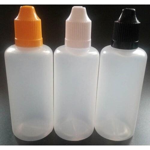 2500pcs Empty PE 60ml Plastic Dropper Bottles e liquid electronic cigarette bottles With Childproof Cap For E liquid Nail Gel
