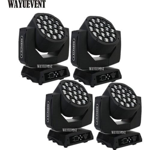 4 pieces 19 leds zoom bee eye 15W LED RGBW Bee eye Moving head lights Led K10 bee eye led Moving Head stage lighting effects