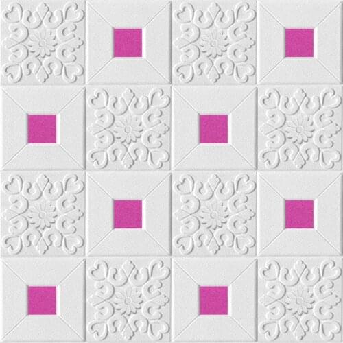 10pcs 70*77 3D Brick Wall Stickers DIY for Kids Room Decoration Wallpaper for Living Bedroom Home Decor Self Adhesive Wall Paper