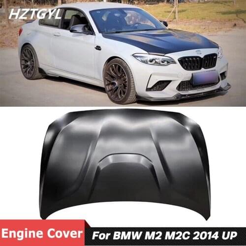 Al Or Iron Material GTS MP Style Engine Bonnet Hood Cover For BMW 1 Series 2 Series M2 M2C F20 F22 F87 Tuning 2014 Up