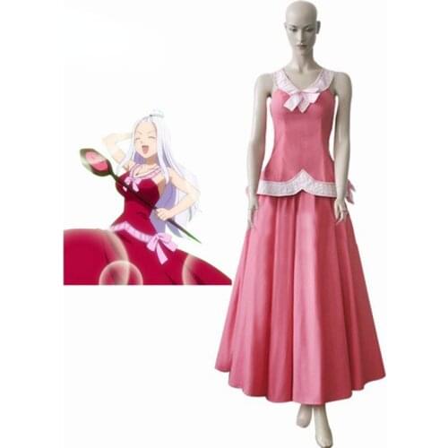Anime Fairy Tail Mirajane Strauss Cosplay Halloween Party Women Costume