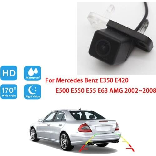Wireless Camera For Mercedes Benz E350 E420 E500 E550 E55 E63 AMG 2002 ~ 2008 Night Vision Waterproof Car Rear view Camera
