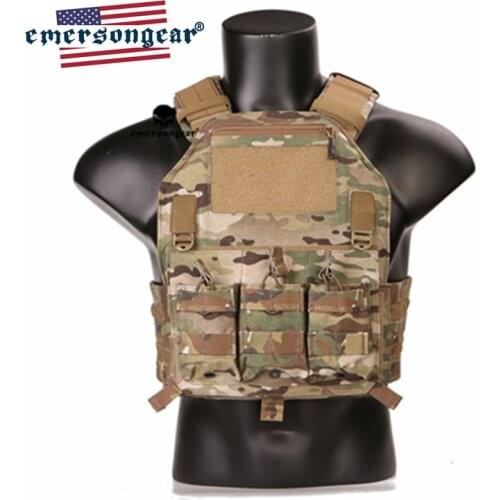 Emersongear Tactical Vest 420 Plate Carrier Swat Vest Molle Airsoft Wargame Training Protective Army Vest Body Armor Military