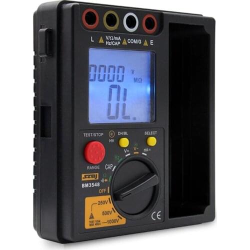 2 in 1 High quality BM3548 digital multimeter Digital Insulation Resistance Tester Meter digital multimeter megger 1000V test