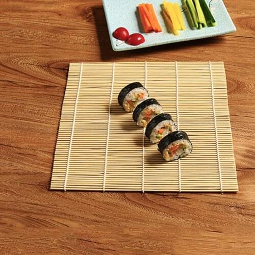 Sushi Mat Non-Stick Convenient Bamboo Homemade DIY Sushi Roller Kitchen Tools Laver rice mould