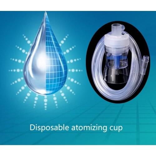 Inhaler Parts Medicine Atomizing Cup with Tube Compressor Nebulizer Accessories Atomizer Sprayer Supplies for Kids Adult