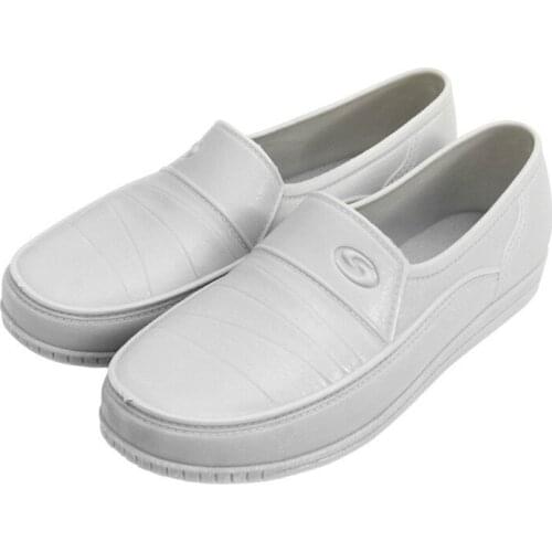 PVC Ankle Shoes Men Waterproof Rain Boots Slip On Flats Fishing Shoes Ankle Rain Boots for Men