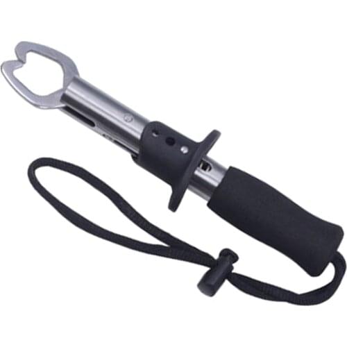 New New Fish Grip Lip Trigger Lock Gripper Clip Clamp Grabber Fish Plier Grab Fishing Tackle Box Accessory Tool SCI88