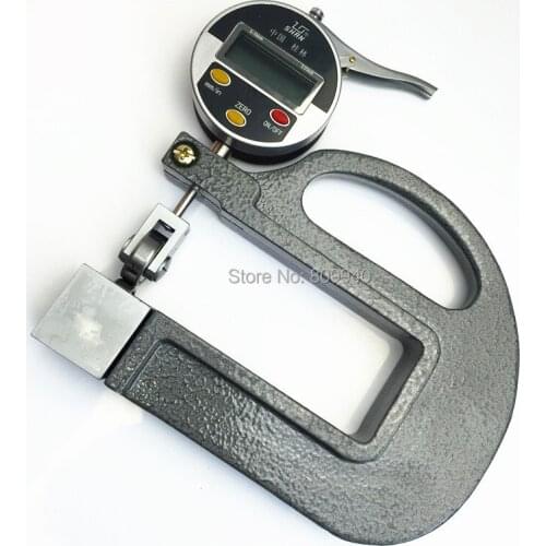 0-10mm Digital Thickness Gauge With Roller Insert Measuring tool 0.01mm Thickness gauge