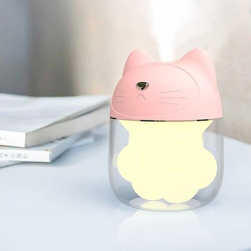 150ml Air Disinfection Purifier Mini Usb Small Humidifier Water Tank 7-Color Night Light Cool Mist Humidifier Home Office