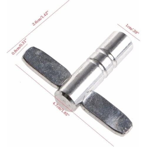1Pc Universal Metal Drum Skin Tuning Key Tuner Solid Durable 5x5mm Square Socket