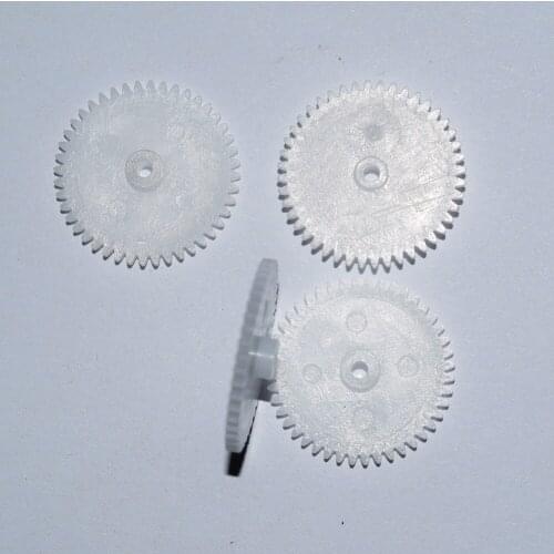 10/100pcs 44tooth OD22/hole 2/0.5M plastic motor gear/Reducer gear/rc car/DIY toys parts/technology model/baby toys/442A