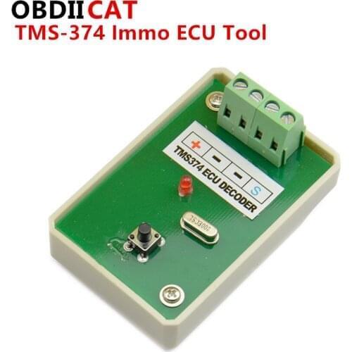 10pcs DHL TMS374 ECU Decoder for Renault Immo Killer Matiz TMS374 Compiler Frequency MCU Automotive Diagnostic Tool Free Shippng