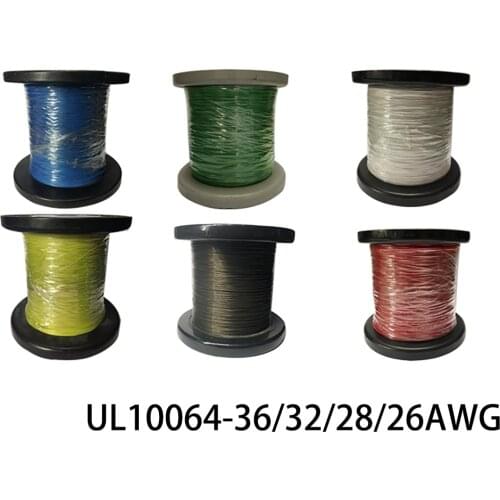 1000M UL10064 Electronic Wire 26AWG OD 0.7mm Micro Litz Wire Solder Solder with High Conductivity Headset Cable