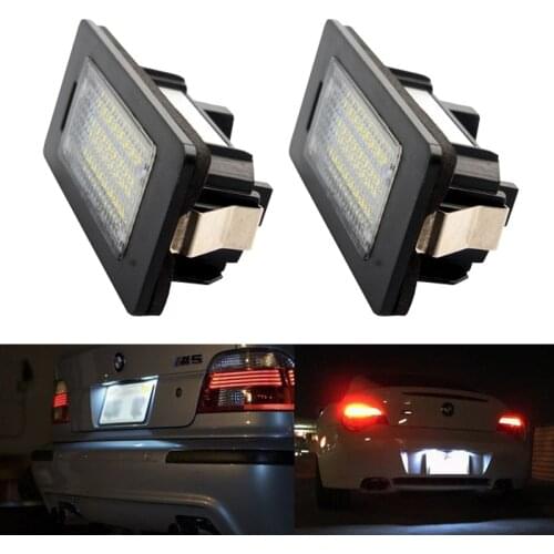 2pcs led License Plate Light Canbus Number Lamp For BMW F11 E70 X5 E84 X1 E82 F22 E90 E91 E92 E93 F30 F31 F45 E39 E60 E61 F10