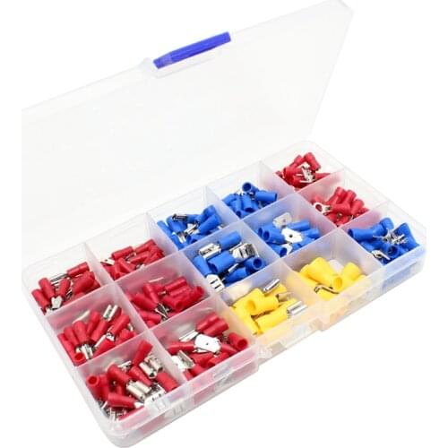 280PCS Assorted Crimp Spade Terminal Insulated Electrical Wi