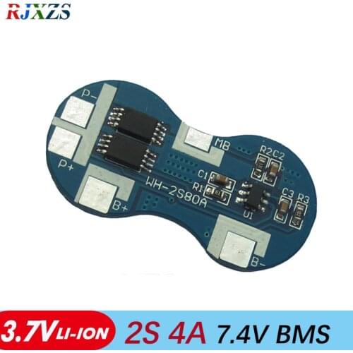 2S 4A Li-ion 8.4V 18650 DIY BMS PCM battery protection board bms pcm for li-ion lipo battery cell pack