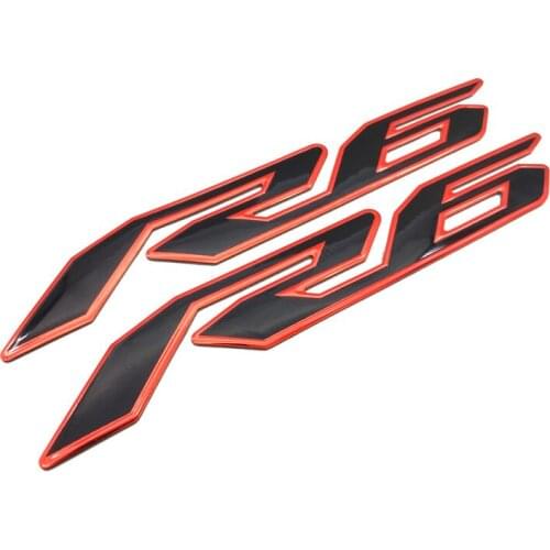 Motorcycle Raise 3D Label Emblem Fairing Decals Sticker For Yamaha R1 R6 YZF-R1 YZF-R6 YZF1000 YZF600 1998-2015 2016-2018