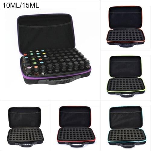 60 Bottles Essential Oil Case Compartments Essential Oil Storage Bag Portable Travel Essential Oil Bottle Organizer