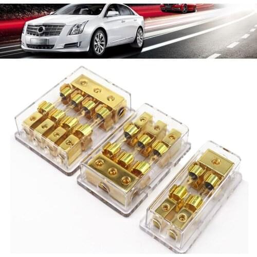 Car Vehicle Fuse Socket Car Audio Conversion Accessories with 60A Fuse High-end Insurance Seat Car Stereo Fuse Holder