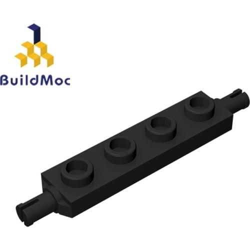 BuildMOC Compatible Assembles Particles 2926 1x4 For Building Blocks Parts DIY LOGO Educational gift