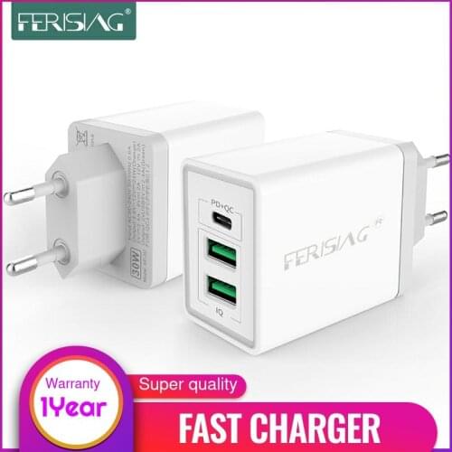 EU/US 30W Fast USB C Type C PD+QC3.0 QC4.0 USB Fast Charger Phone Quick Charge 4.0 5A USB for iPhone X XS Macbook 12'' Air 13