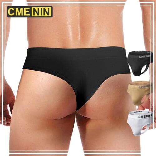 CMENIN Mens Sexy Underwear Men Underwear Sissy Thong Men Seamless Briefs Jockstrap Cuecas Gay Mens Panties Sexy Lingerie