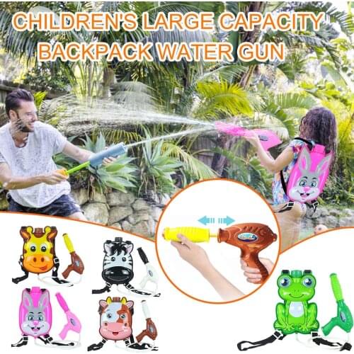 Childrens Backpacks Water Guns Water Fights Kindergarten Toys Boys and Girls Beach Water Pumping Baby Water Spray Guns