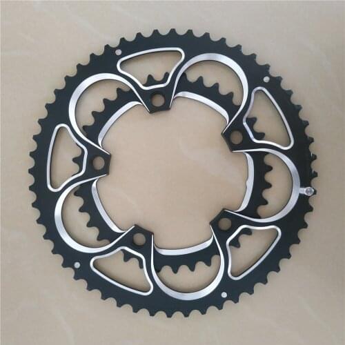 Road Bicycle Chainring 110 BCD 52T 36T Double Crown Sprocket Folding Bike Chainwheel MTB Aluminium 5-10 Speed 7075 Alloy CNC