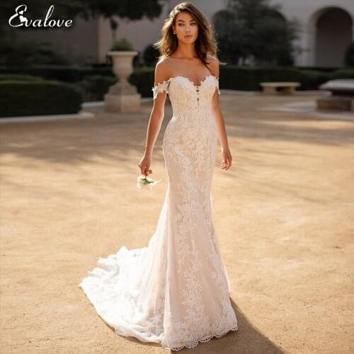 Evalove Lace Wedding Dresses
