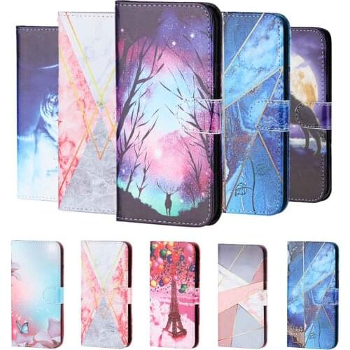 Flip Phone Cases For iPhone 12 11 Pro XS Max 12 Mini X XS XR 6 6S 7 8 Plus SE 2020 Case Luxury Painted Wallet Leather Cover Etui