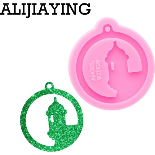 DY0791 Glossy Garitas from Puerto Rico Silicon Mold for Resin Art Diy , Resin Mold To Make Keychain Crafts with Epoxy