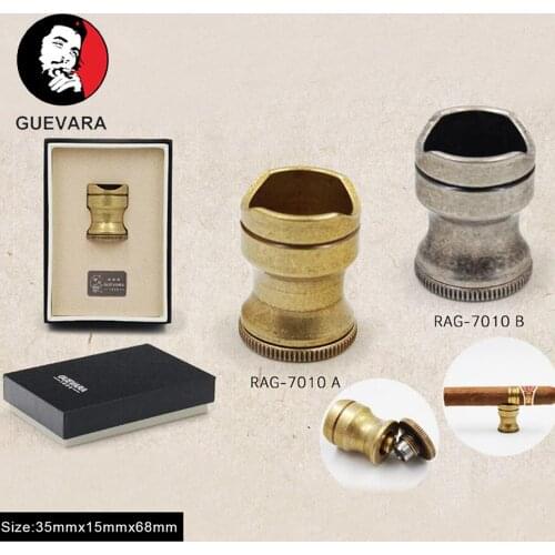 Guevara Cigar Punches Cigar Stand Two in One Multifunction Cigar Holder Ultra Sharp Cutter