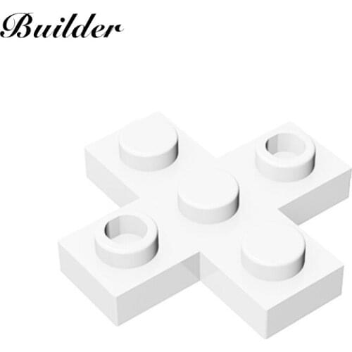 Little Builder 15397 Building Blocks Technological Parts DIY 3x3 Cross Boards 10pcs MOC Educational Compatible Toys for Children