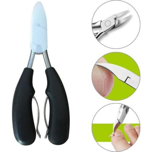 Toe Nail Clippers Remove Dead Skin Nail Correction Nippers Ingrown Toenail Cuticle Scissor Edge Cutter Thick Pedicure Care Tool