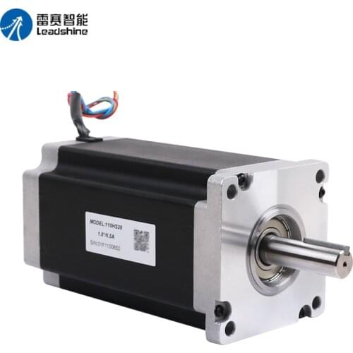 Leadshine 28Nm 4000 Oz.in 110mm NEMA42 2PH 110HS28 6A 4-Lead 19mm Shaft Hybrid Stepper Motor Match DM2282 DMA1182 For CNC Rout