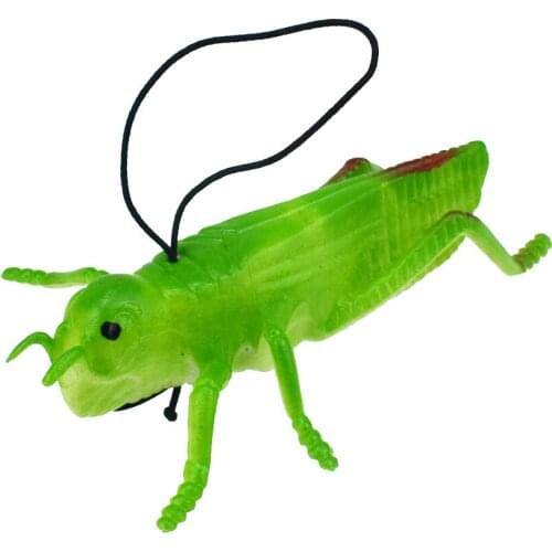 TPR soft rubber grasshopper insect toy model prank scary spoof prank toy