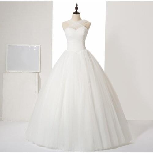 Simple wedding gown new style wedding dress Vestido de noiva bride dress ball gowns robe mariage