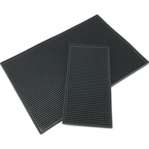 Rubber Mat Anti-slip Bar PVC Pad Coaster Kitchen Placemat Barber Insulation Cup Mug Set Beer Whiskey Waterproof Bar Accessories